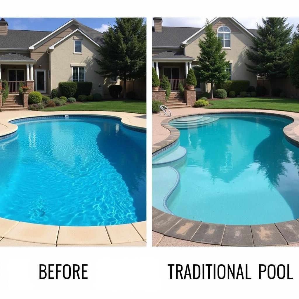 Comparing Transparent and Traditional Pools