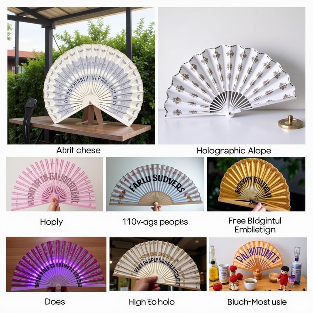 Examples of Trendy Paper Fan Stand Designs