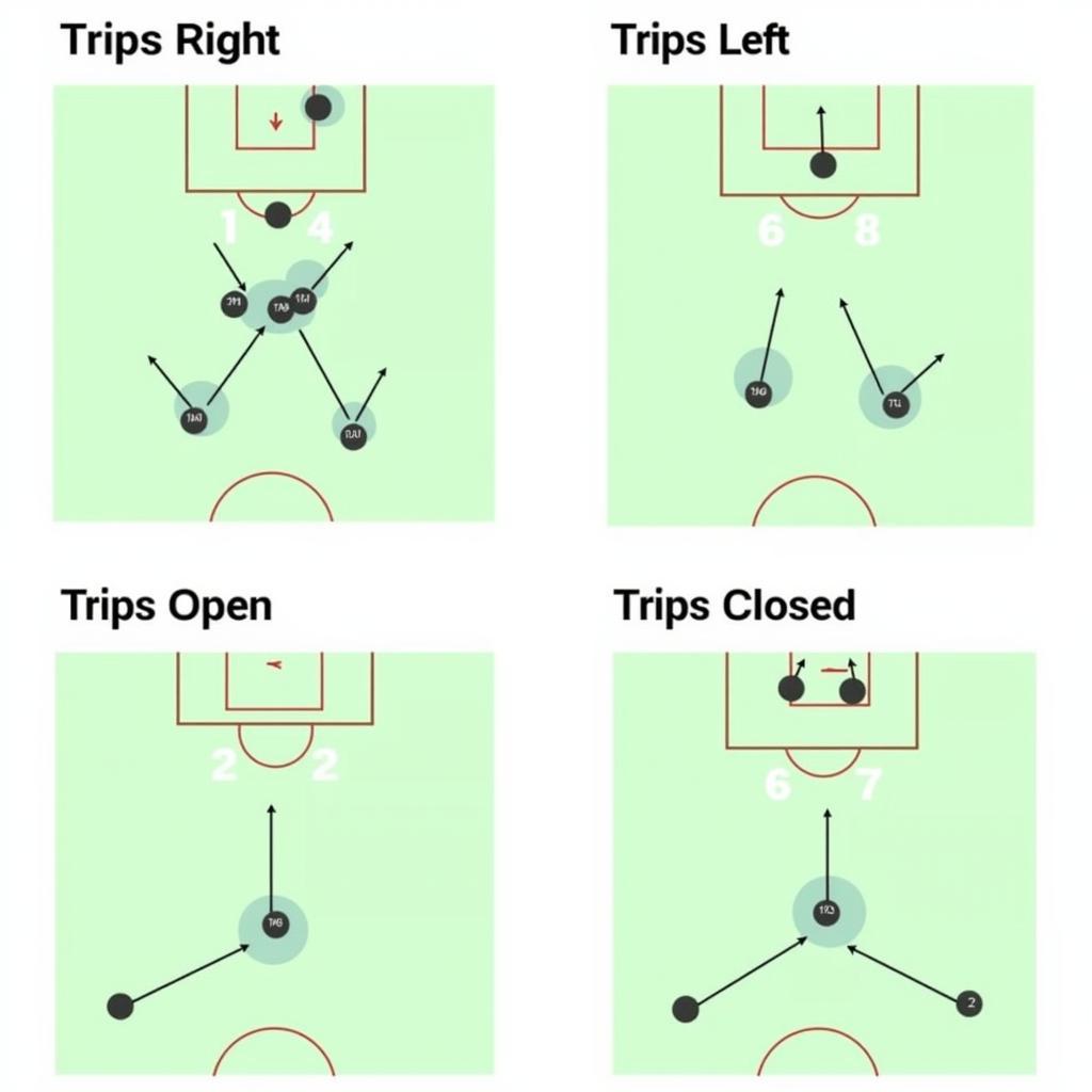 Trips Formation Variations