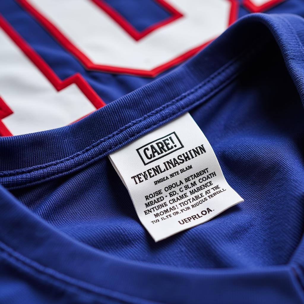 Tyler Linderbaum Jersey Care Instructions