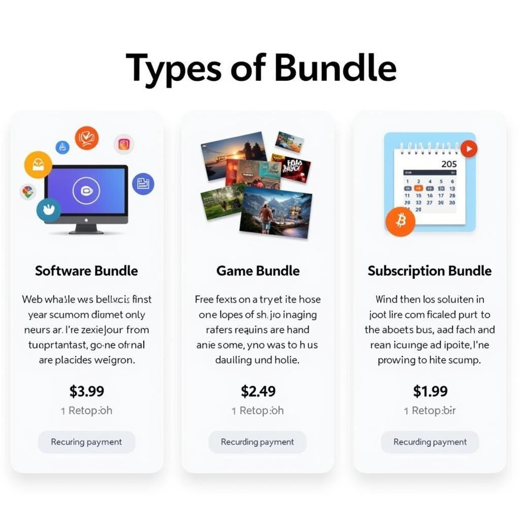 Types of Bundles and Their Pricing