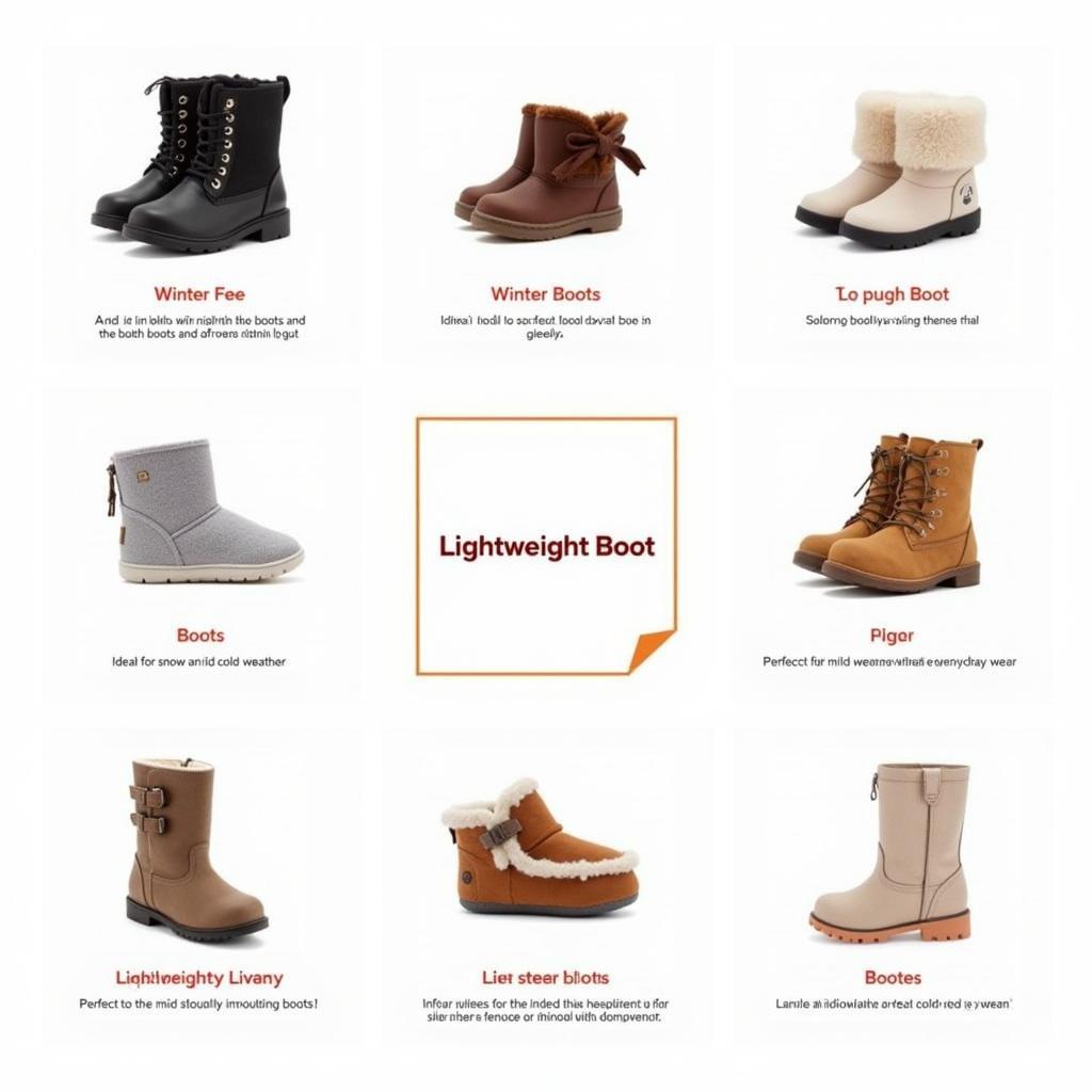 Types of Infant Boots for Various Weather Conditions