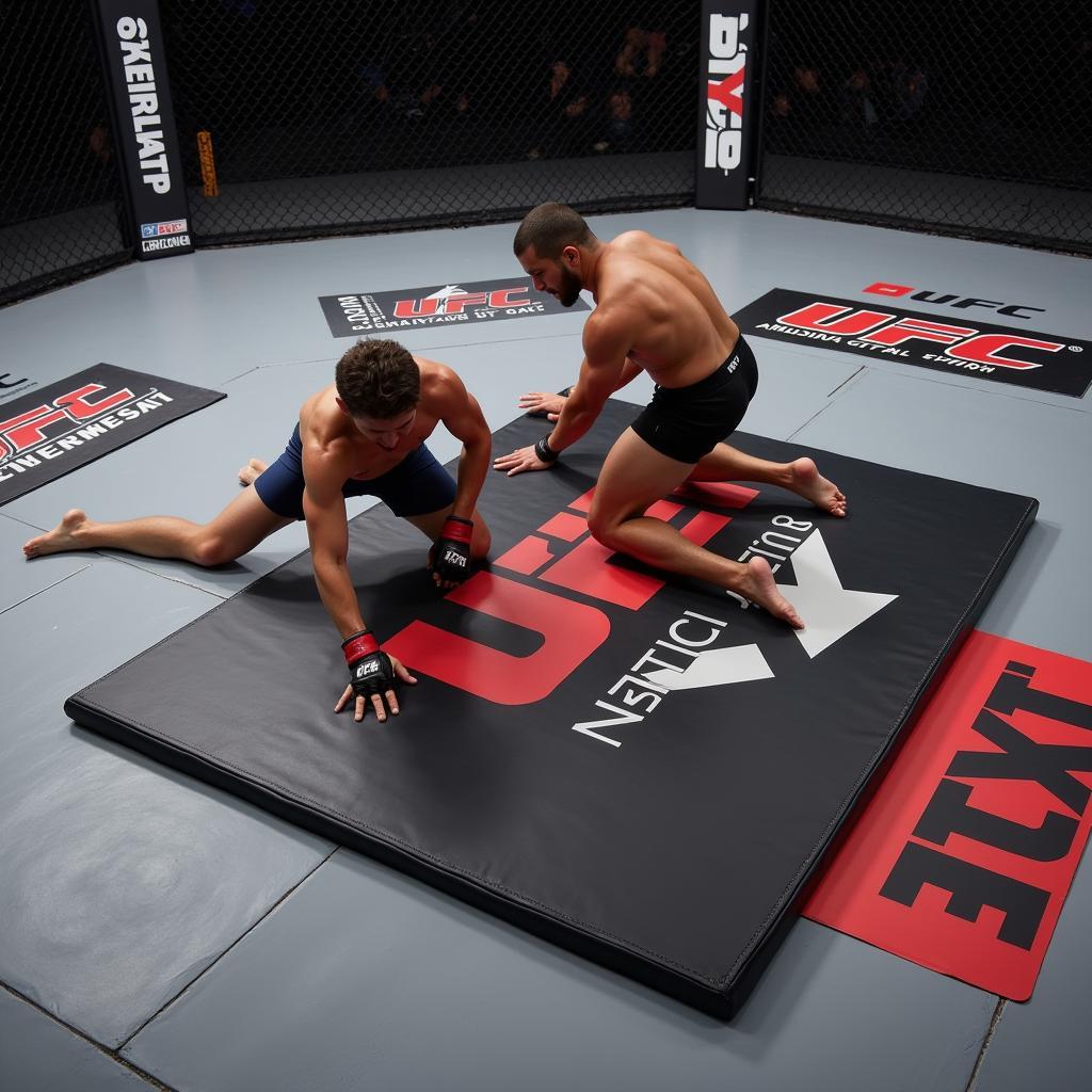 UFC Mat for Grappling and Striking