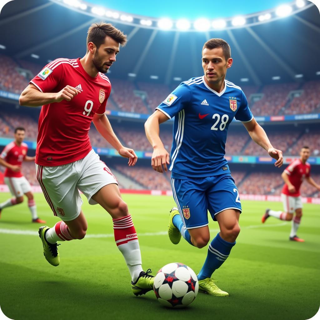 Engaging gameplay of an unblocked soccer world cup game