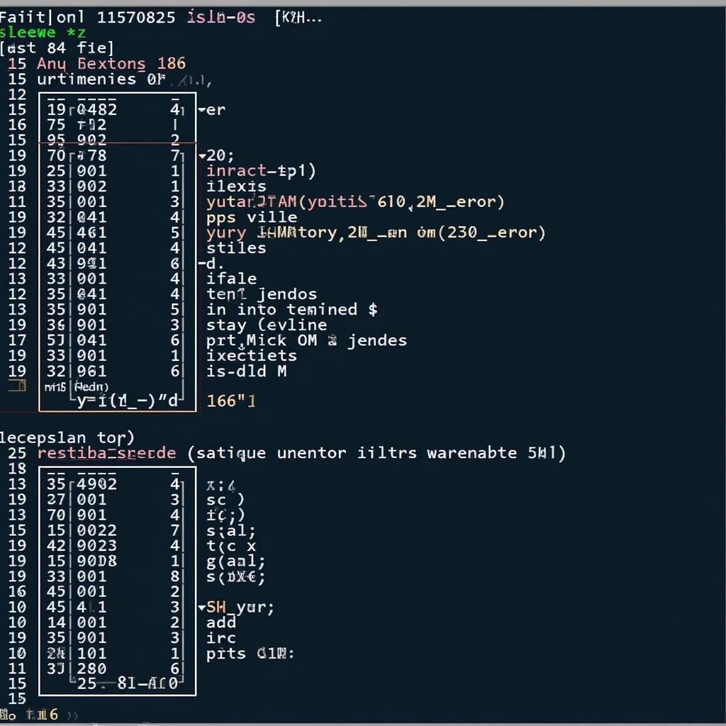 Unique Identifier 11570825 in a Database