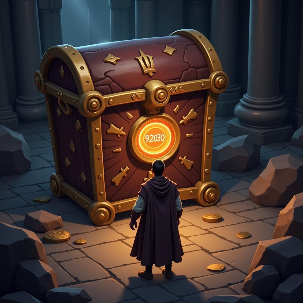 Unlocking a Secret Chest with the 921030 Code