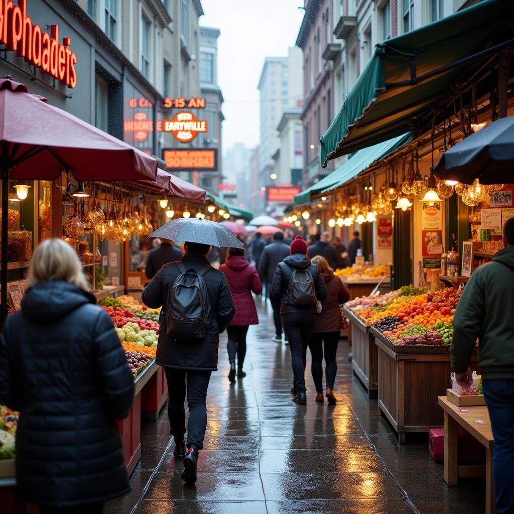 Exploring Vancouver's Indoor Market on a Rainy Day