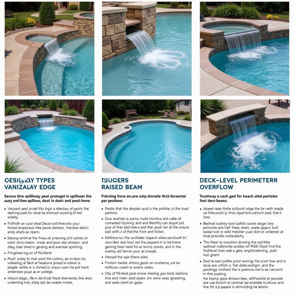 Different Types of Pool Spillways for Every Pool Design