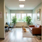 Comfortable Waiting Room at a Vet Clinic