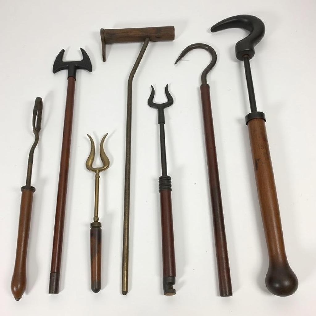 A Collection of Vintage Ice Hooks