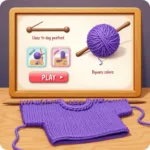 Virtual Knitting Simulator Gameplay