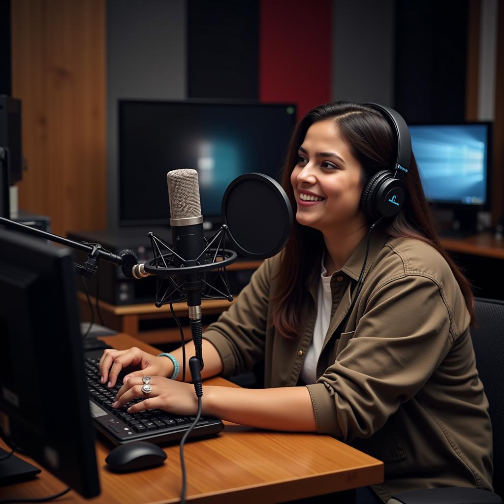 Voice-Over Artist in Bangalore Studio