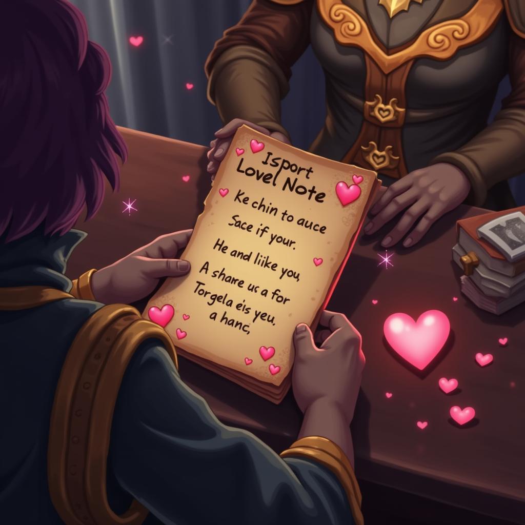 VS Love Spell Notes in Gaming