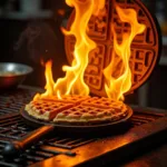 Waffle iron fire hazard