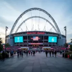 Wembley Stadium in London, England