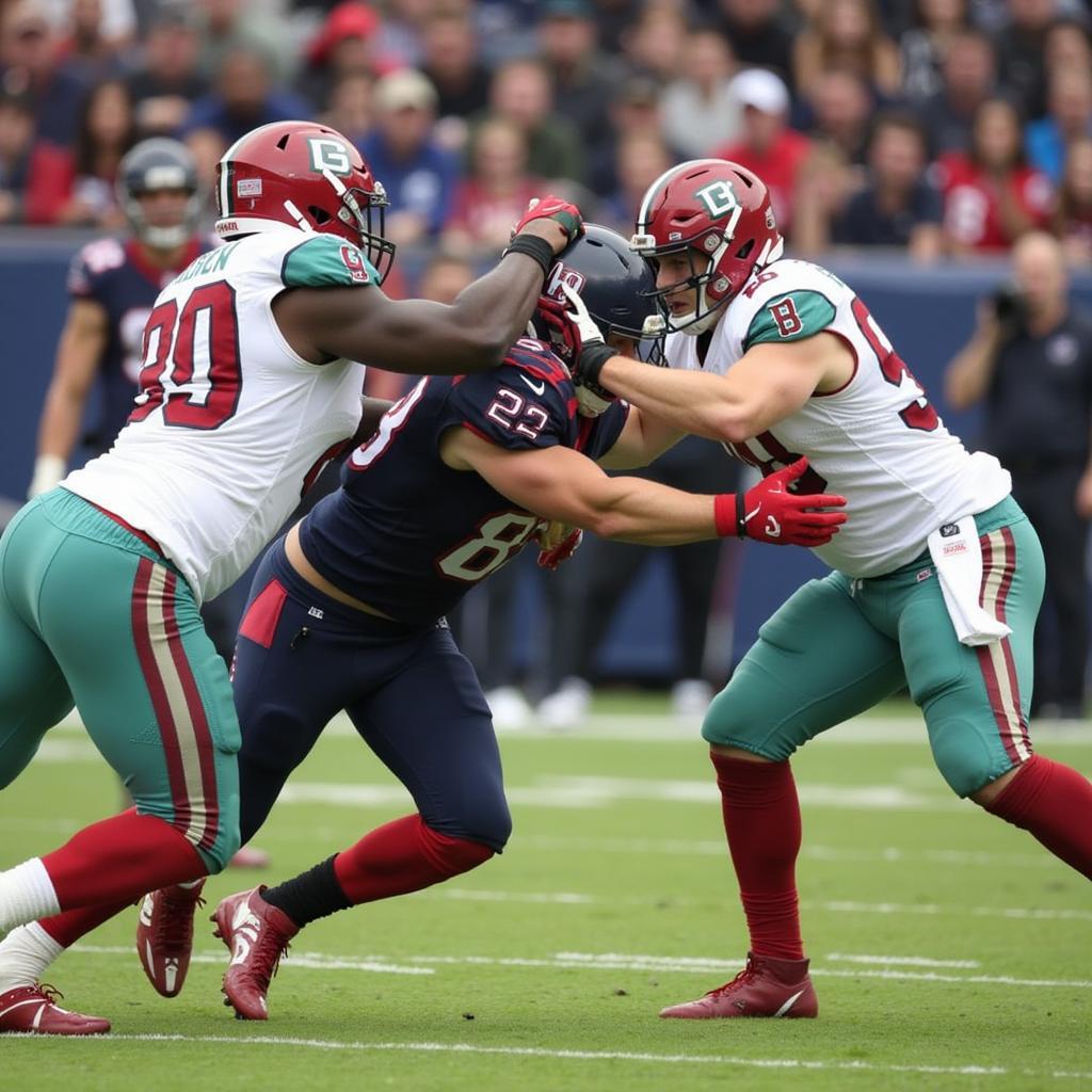 Wham Block Execution in Football