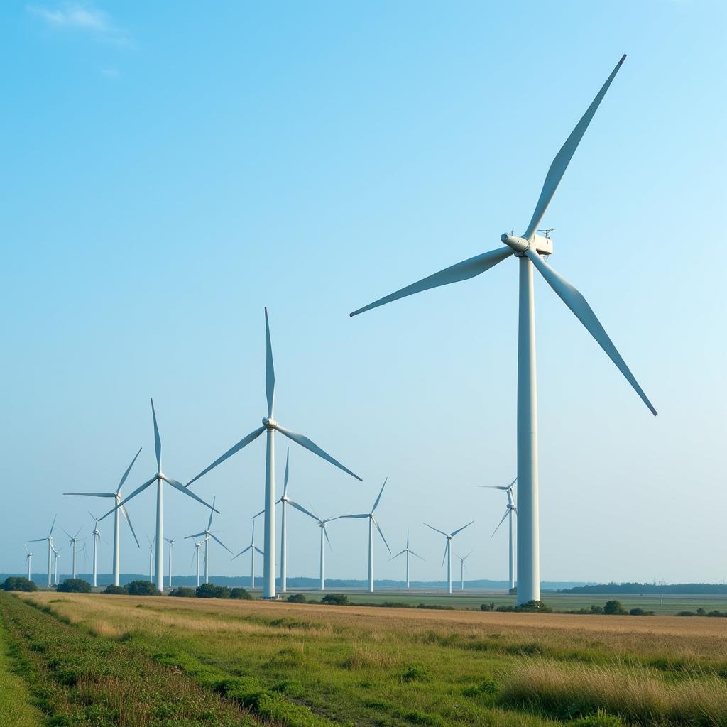 Wind Eco Power Generator Farm Sustainable Energy