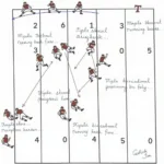 Wing T Offense Play Diagram