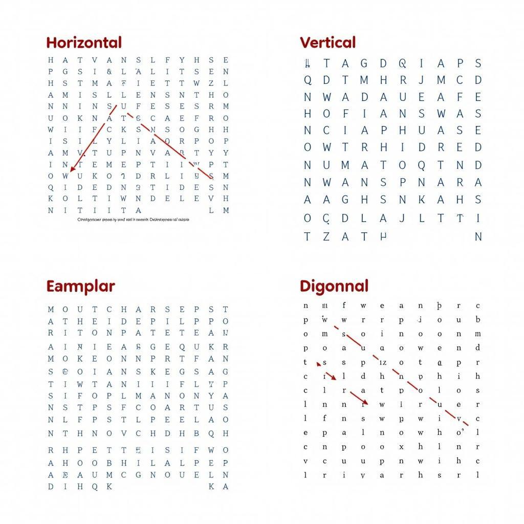 Effective Scanning Techniques for Word Search Puzzles