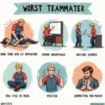 Worst Teammate Scenarios in Online Gaming