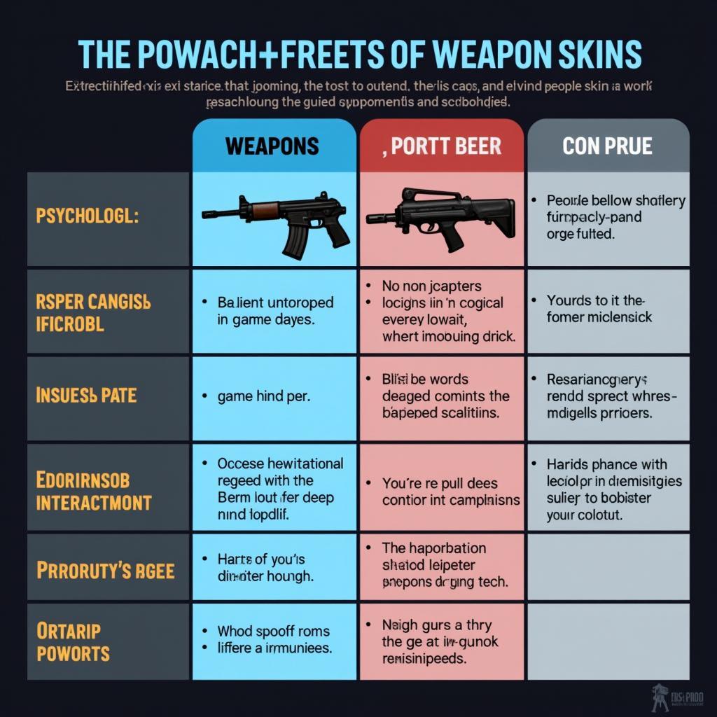 How weapon skins affect gameplay and player psychology