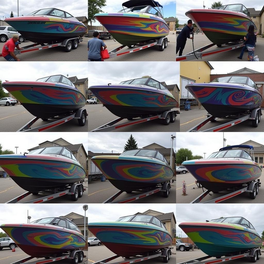 Boat Wrap Application