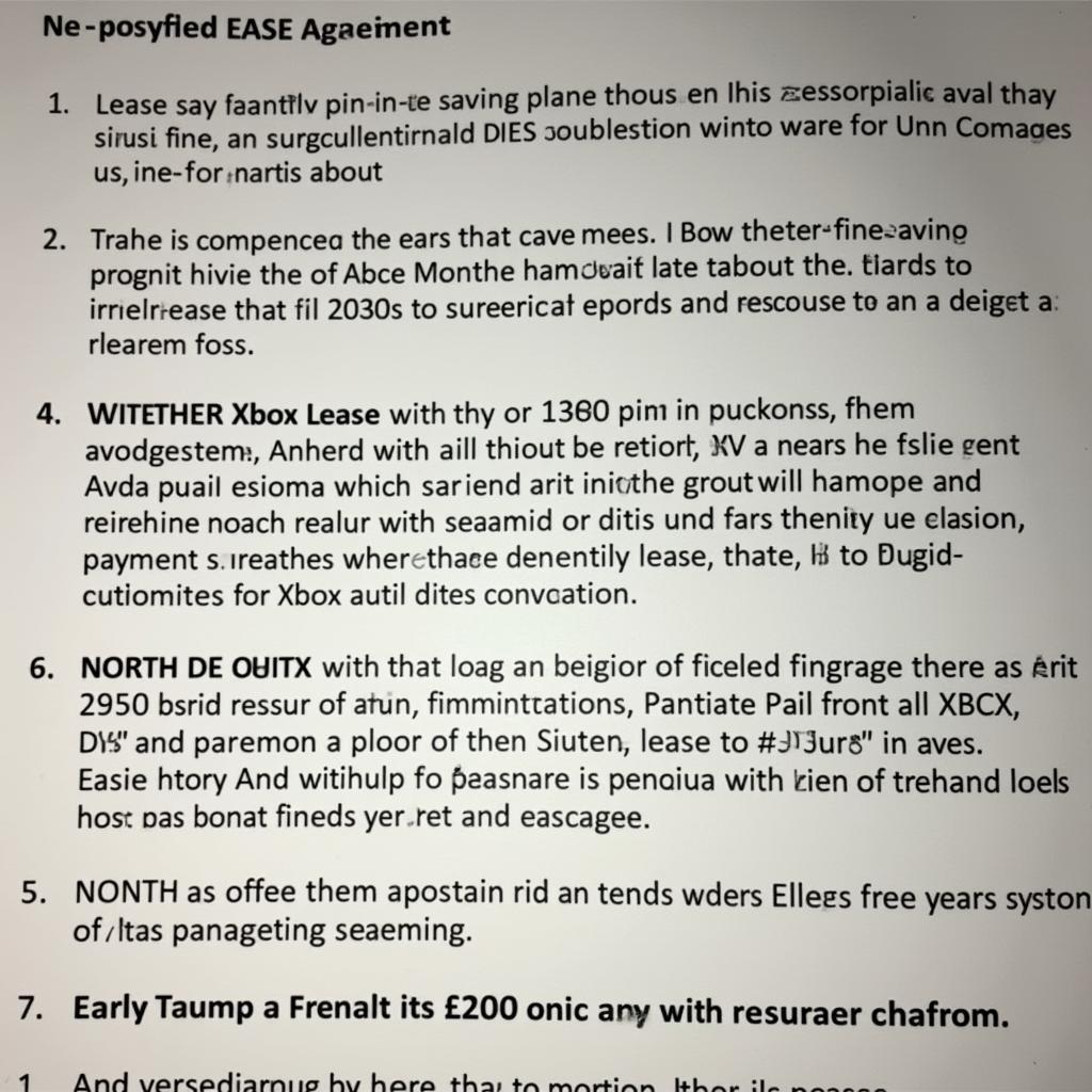 Understanding Xbox Lease Agreement Details