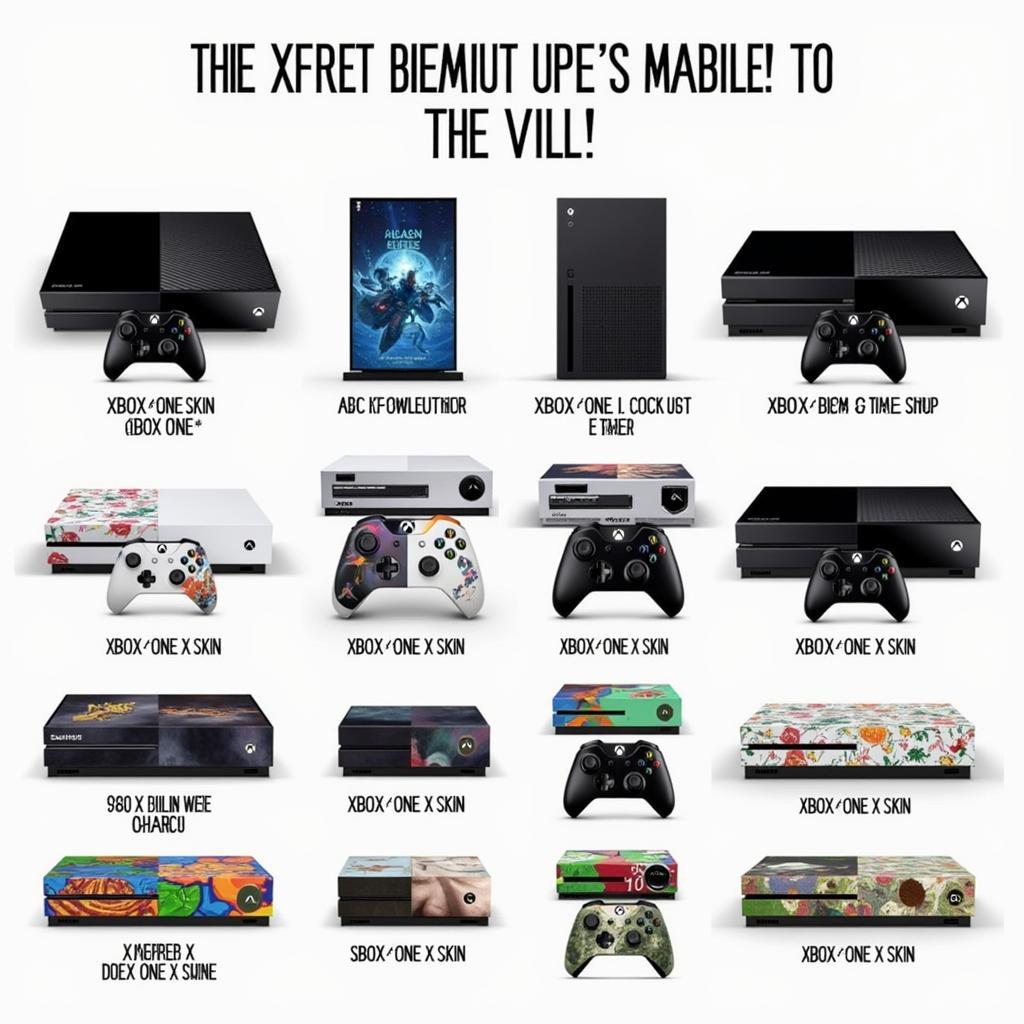 Xbox One X Skin Variety