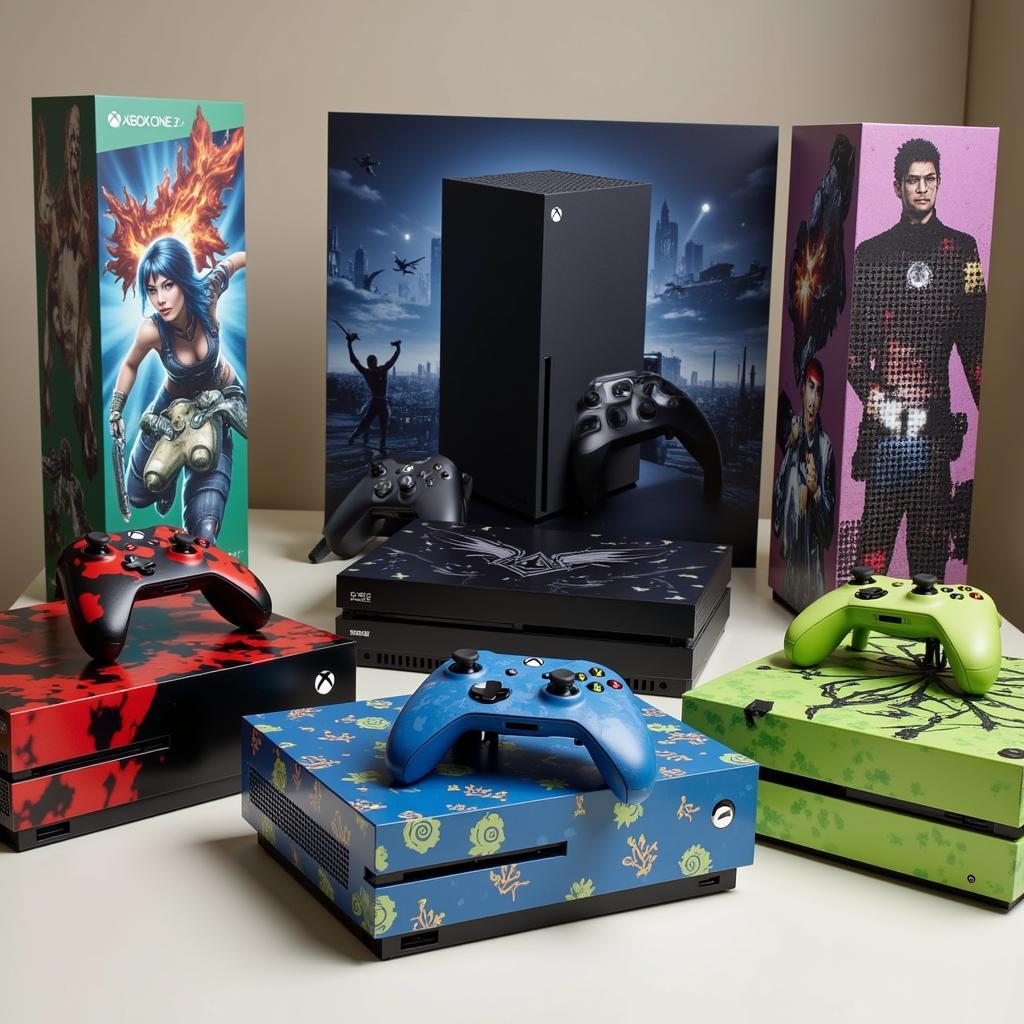 Xbox One X Skins Display