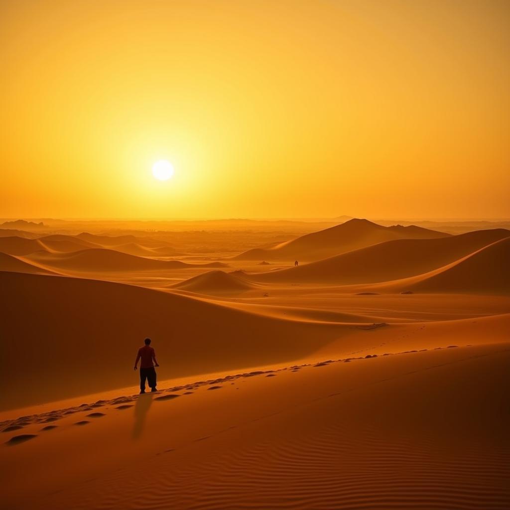 Yellow Toned Desert Environment