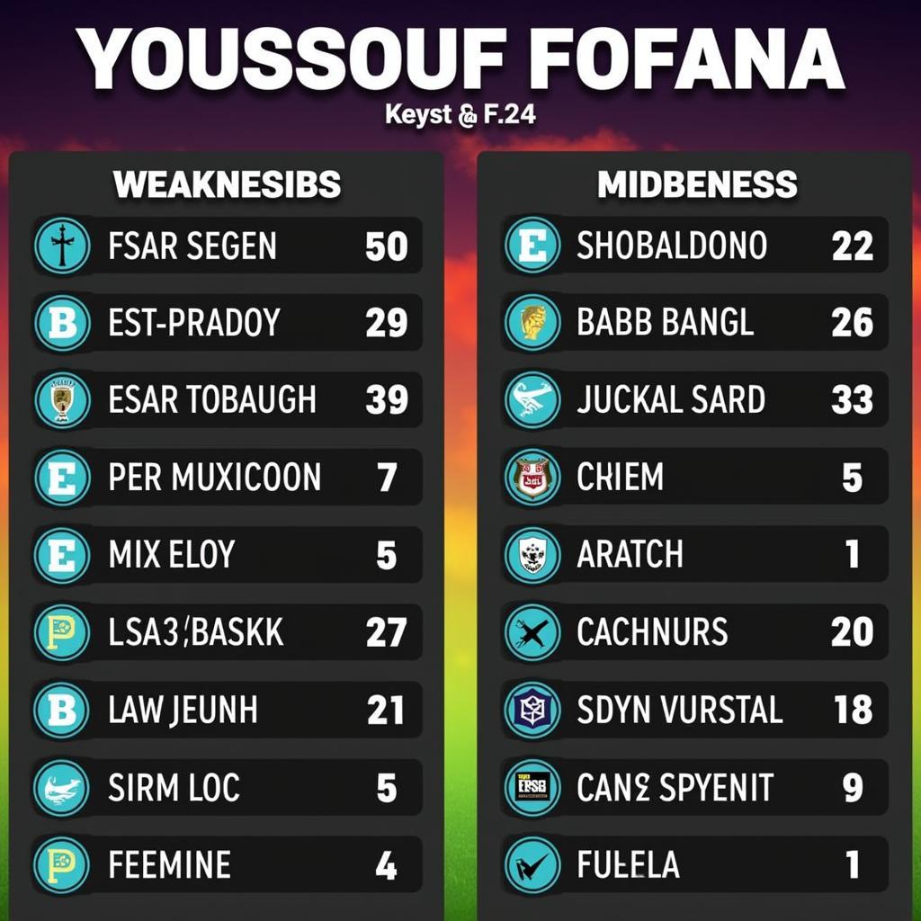 Youssouf Fofana FC 24 Stats Comparison