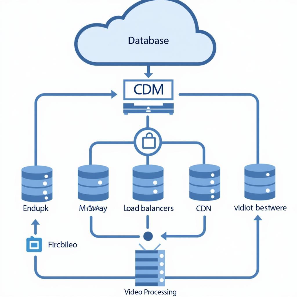 Backend infrastructure for video streaming app