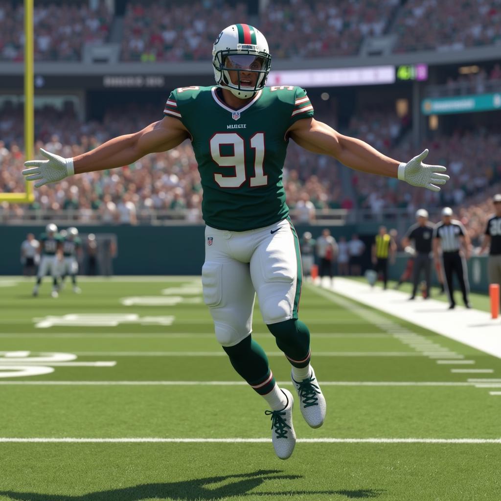 Zach Ertz Touchdown Celebration in Madden 23