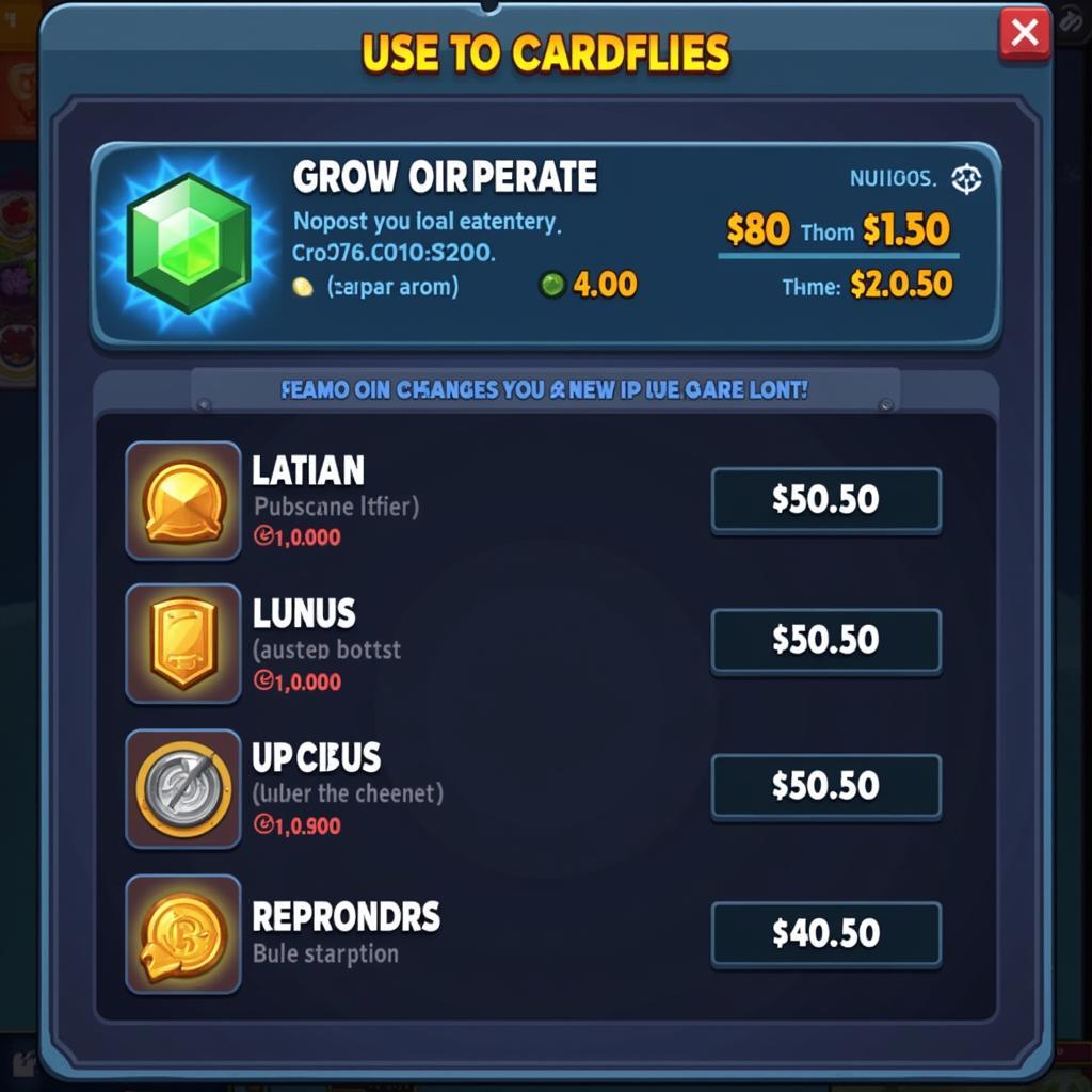 Zone Rush In-Game Currency and Shop