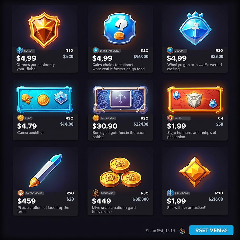 In-Game Currency Packs for 4.99