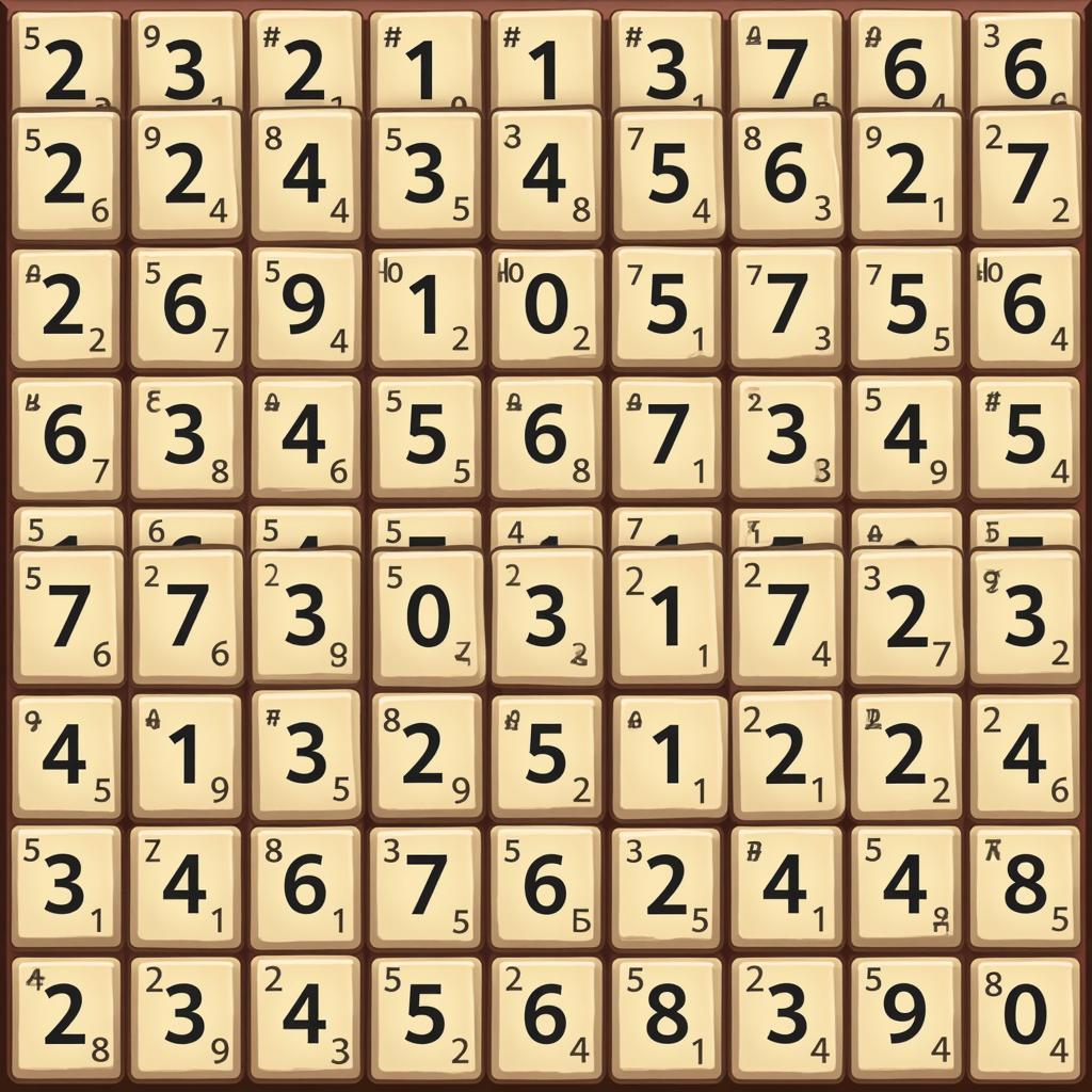 2048 Game Grid Example