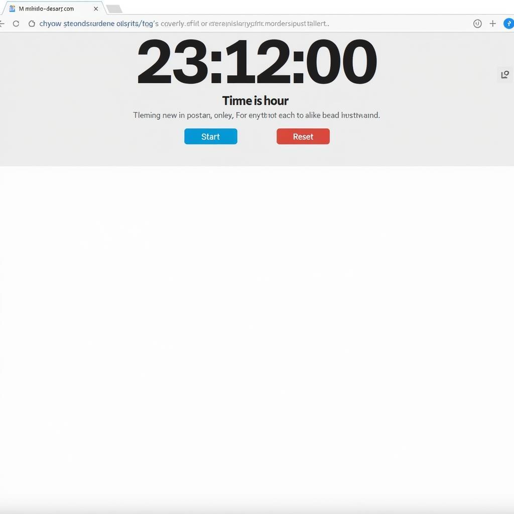 Online 23 Hour Timer Tools