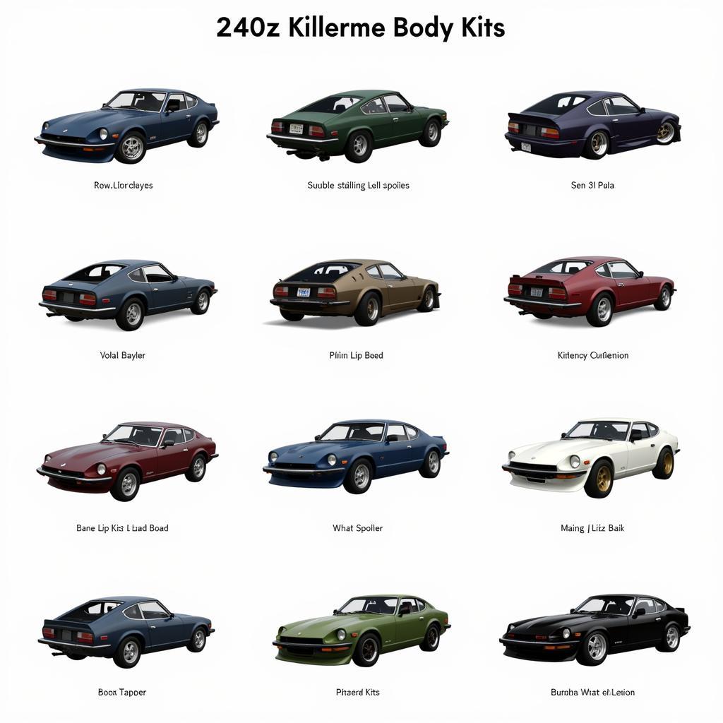 Different 240z Body Kit Types