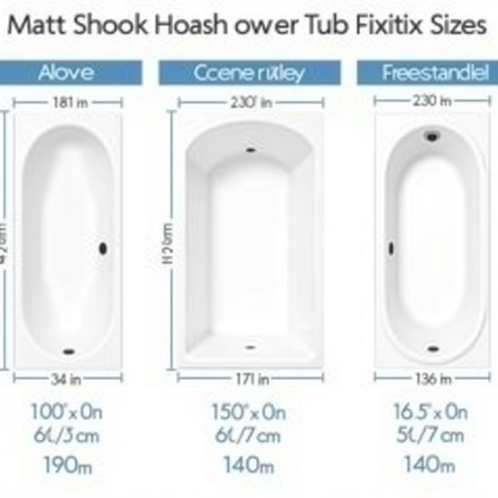 4 Piece Shower Tub Combo Sizes