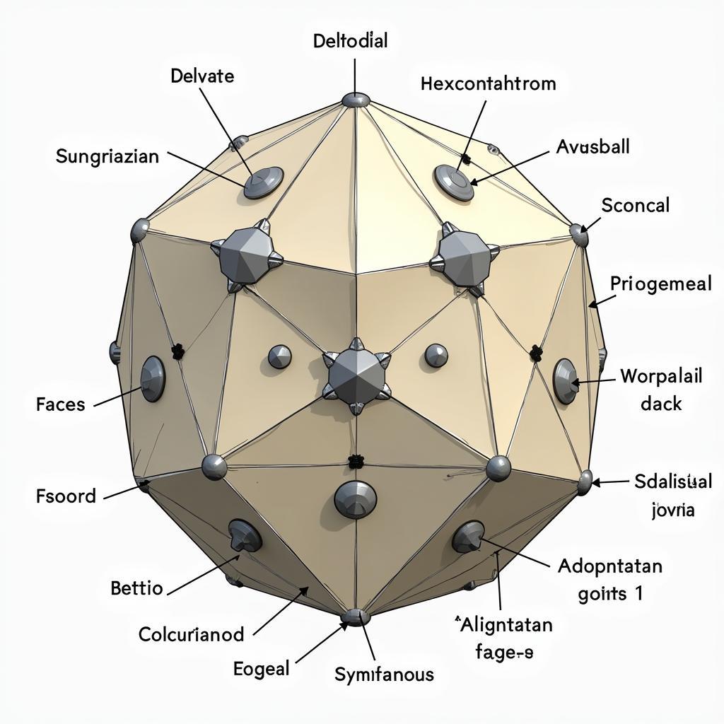 Deltoidal Hexecontahedron Geometry