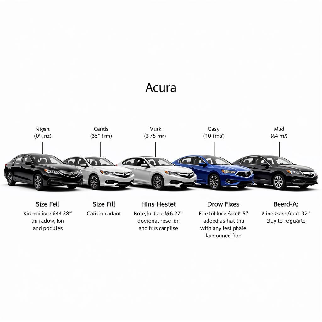 Acura Model Comparison Chart