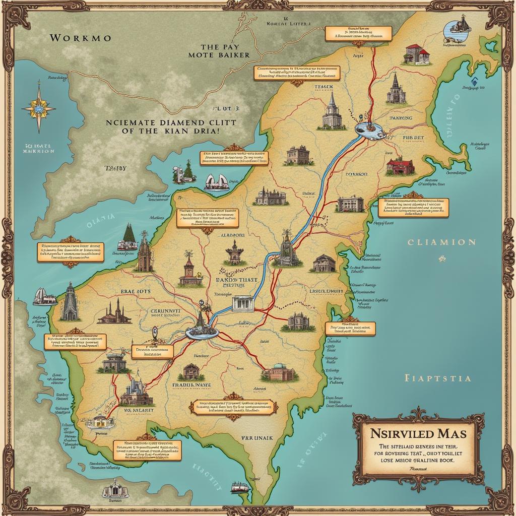 Age of Vampires Book 4 Map of New Locations