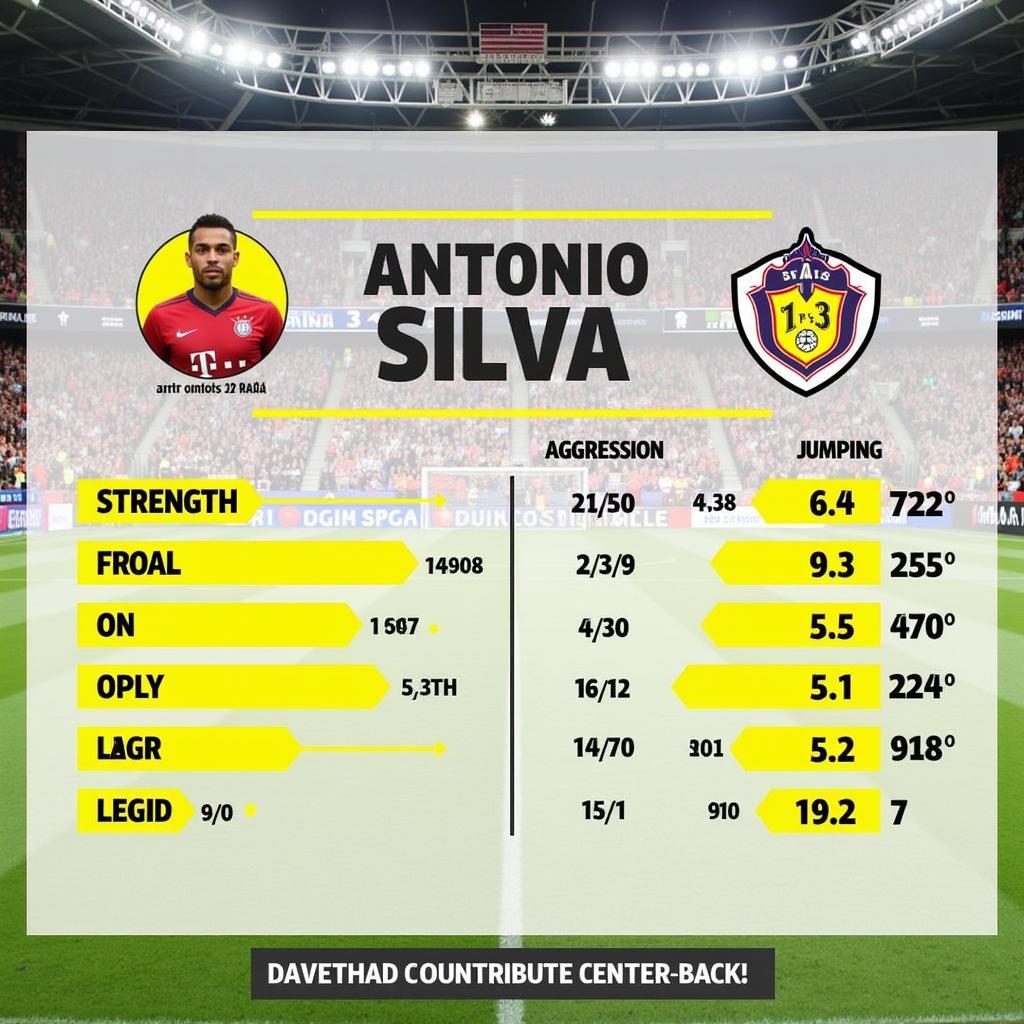 Antonio Silva FIFA 23 Physical Stats