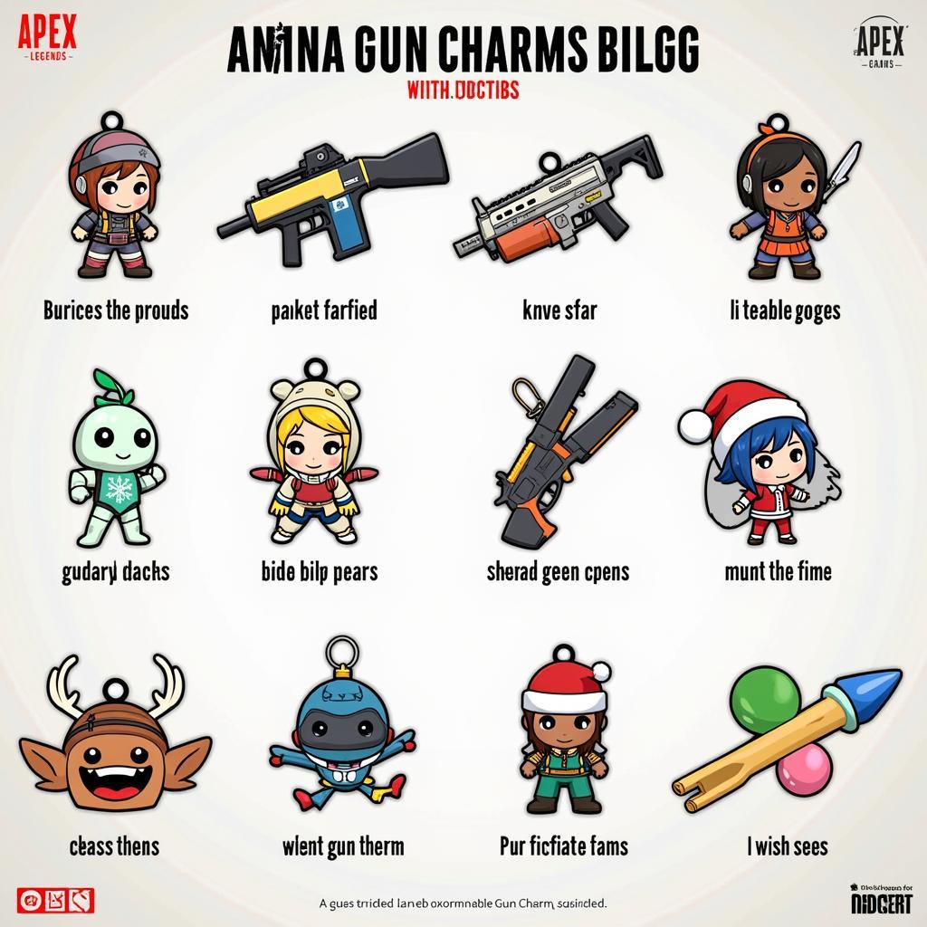 Apex Legends Gun Charms Showcase