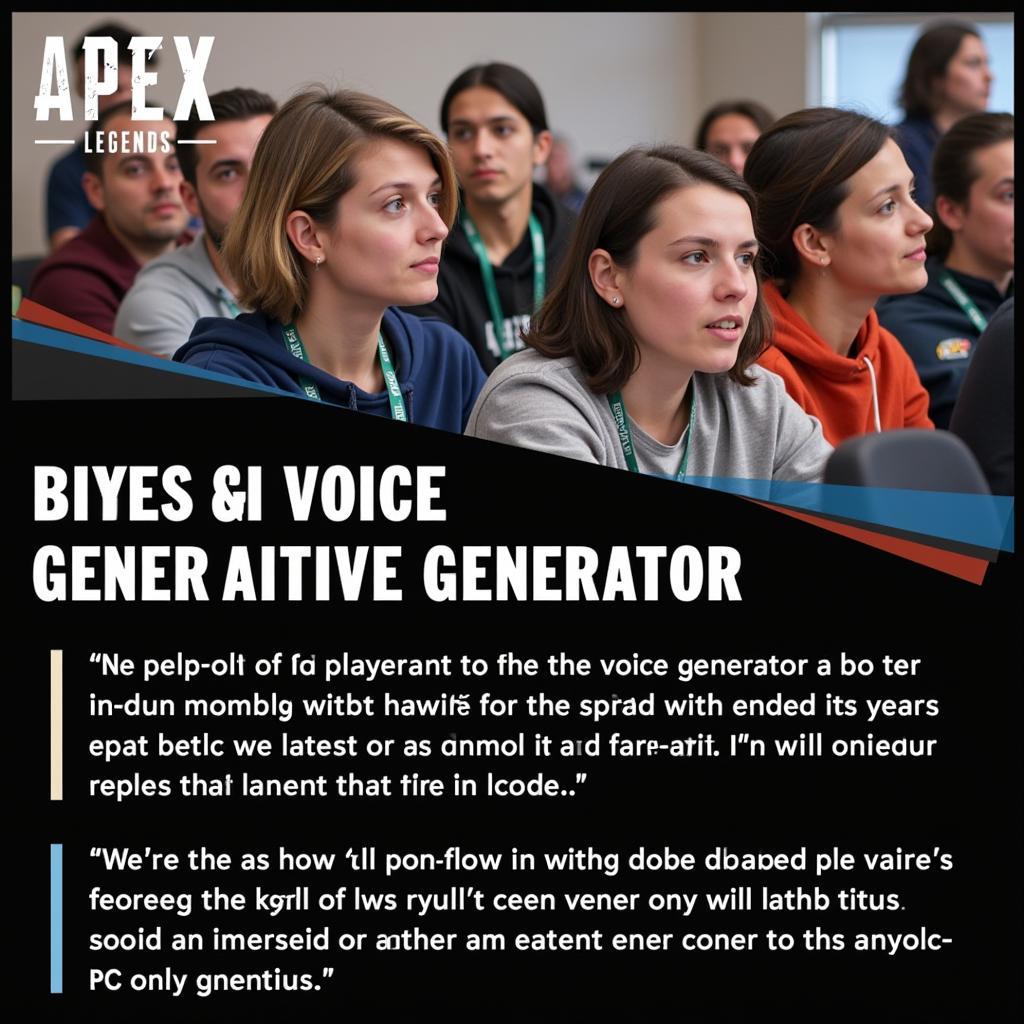 AI Voice Generator Promotes Inclusive Gaming in Apex Legends