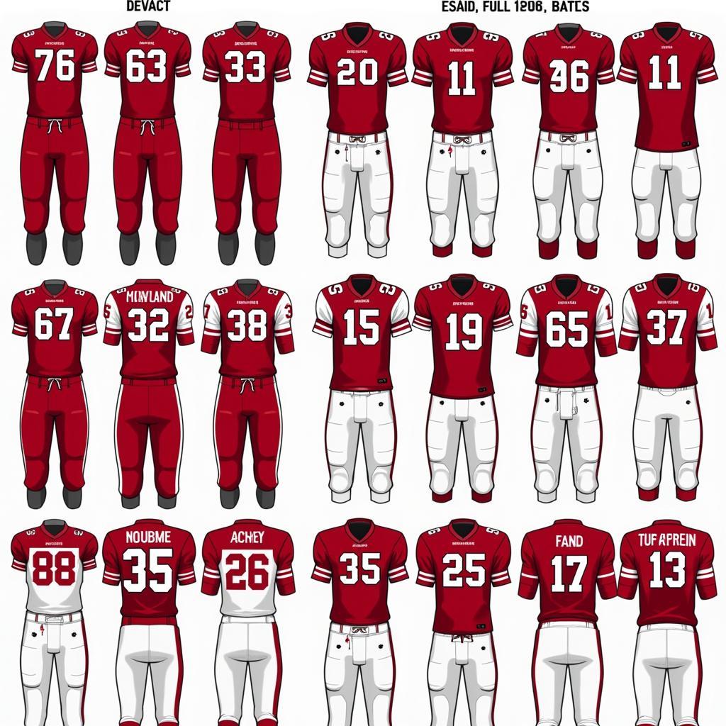 Early Arkansas State Football Uniforms