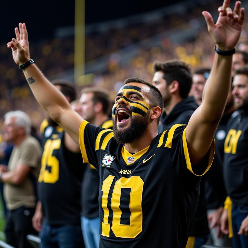 Army Football Apparel - Fan in the Stands