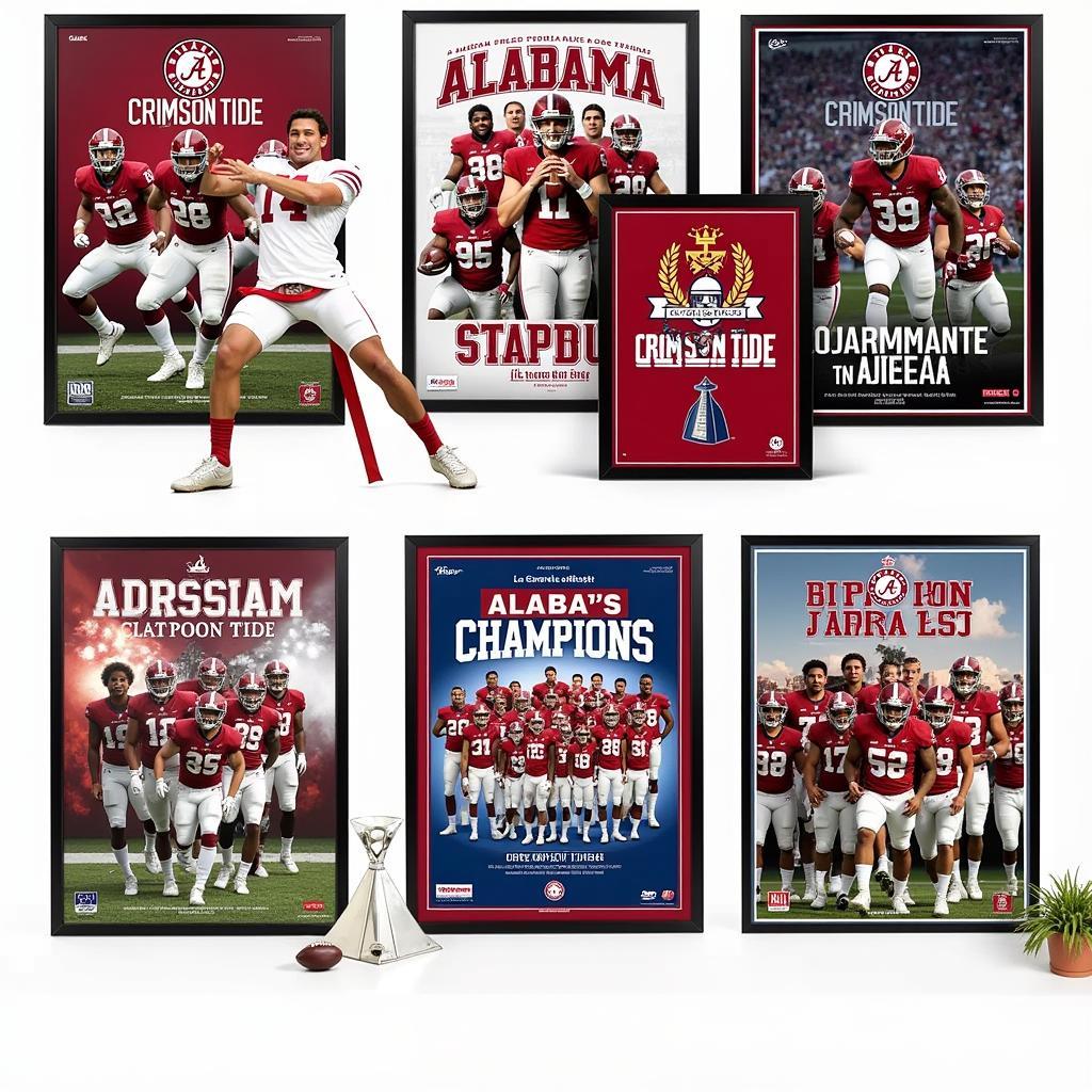 Authentic Alabama Crimson Tide Football Posters for Sale