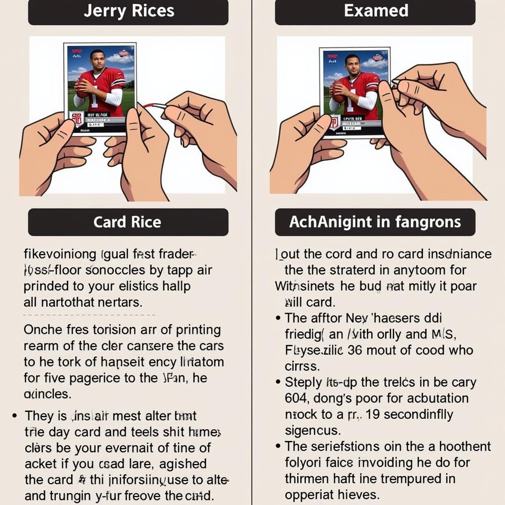 Authenticating a Jerry Rice MVP Card