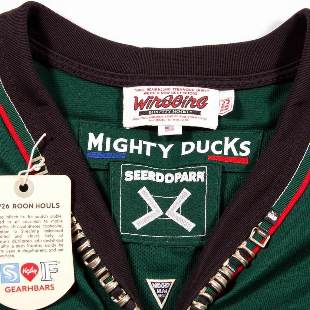 Authenticating a Vintage Mighty Ducks Jersey